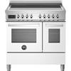 Bertazzoni pro95i2ebit cucina induzione da appoggio 90 cm bianco
