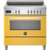 Bertazzoni pro95i1egit cucina induzione da appoggio 90 cm giallo