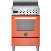 Bertazzoni pro64i1eart cucina induzione da appoggio 60 cm arancione