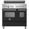 Bertazzoni mas95i2enet cucina induzione da appoggio 90 cm nero