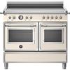 Bertazzoni her105i2eavt cucina da appoggio induzione 100 cm avorio