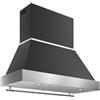 Bertazzoni kc48hertne cappa camino parete 120 cm nero opaco