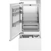 Bertazzoni ref905bblptt frigorifero freezer da incasso 90 cm