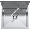 Barazza 1llb606 cover lab lavello da esterno 57x51 cm inox