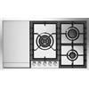Ilve hcpt95fd Professional Plus piano cottura gas + piastra fry top filotop 90 cm inox