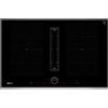 Neff t58tl6en2 piano induzione con cappa integrata 80 cm nero