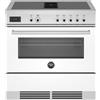 Bertazzoni proch94i1ebit Air-Tec cucina induzione da appoggio con cappa integrata 90 cm bianco