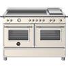 Bertazzoni her125i2eavt cucina induzione da appoggio 120 cm avorio