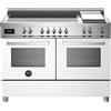 Bertazzoni pro125i2ebit cucina da appoggio induzione 120 cm bianco