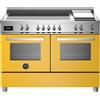Bertazzoni pro125i2egit cucina da appoggio induzione 120 cm giallo
