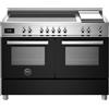 Bertazzoni pro125i2enet cucina da appoggio induzione 120 cm nero