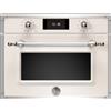 Bertazzoni f457hervtax forno vapore compatto incasso 60 cm avorio - inox