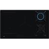 Aeg hf704193nb piano cottura ibrido gas induzione 90 cm vetroceramica nero