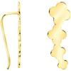 SOFIA MILANI - Orecchini da Donna in Argento 925 - Placcati in Oro - Orrecchino Scalatore a Nuvola - E2837