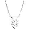 Sofia Milani - Collana da Donna in Argento 925 - Ciondolo a Triangolo - N0457