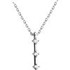 Sofia Milani - Collana da Donna in Argento 925 - con Pietra Zircone - Ciondolo a Barra - N0467