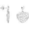 SOFIA MILANI - Orecchini da Donna in Argento 925 - Orecchino Pendente a Cuore - E2662