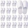 Tokaneit 24 Paia Pantofole in Spugna Premium, Ciabatte Spa Ospiti, Pantofole Usa e Getta Antiscivolo, Ciabatte Ospiti Lavabili, Morbide e Confortevoli per Casa, Viaggio, Spa, Commerciale