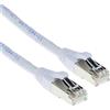 ACT Bianco 20 metri LSZH SFTP CAT6A cavo patch snagless con connettori RJ45. Cat6a s/ftp lszh sng wh 20,00m (FB7320)