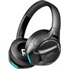 LogiLink Cuffie da gioco wireless, Bluetooth 6.0, nere, batteria da 50 ore