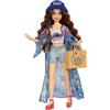 Disney ily 4EVER Fashion Dolls Stitch alta 30 cm con 13 punti di articolazione, Capelli ondulati castani, due completi da abbinare e un anello scintillante di Topolino per te