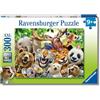 Ravensburger - Puzzle Selfie selvatico, 300 Pezzi XXL - Puzzle Bambini 9 Anni, Giochi Educativi e Divertenti, Idee Regalo