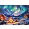 AMCJJ Puzzle da 1000 pezzi, puzzle per adulti, puzzle impegnativo, giochi di puzzle per tutta la famiglia, regali per donne, regali per uomini, tema: aurora
