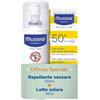 Mustela Latte solare 40 ml spf50+ con repellente antizanzare 100 ml - Mustela