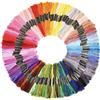 CRESZZLE Kit ricamo 100 colori x 8m - Filo da ricamo in cotone per cucito, kit punto croce e fai-da-te - Fili per braccialetti dell'amicizia - fili da ricamo ideali per ogni progetto creativo