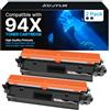 KUPYLM 94X CF294X Cartuccia toner Compatibile per HP 94A CF294A per hp laserjet pro mfp m148dw per LaserJet Pro M148fdw M149fdw M118dw M148 M149 Alto rendimento 2800 Pagine (2 Nero)