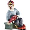 GILDE Gildeclown - Statuetta decorativa a forma di clown, con scritta in lingua tedesca Il mio orgoglio, dipinta a mano, altezza 12 cm, idea regalo per uomo e compleanno