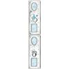 VALENTI & CO. - Disney Winnie The Pooh - Celeste 1 - Metro da Parete per Bambini per Decorazioni Cameretta - Idea Regalo Battesimo o Compleanno - Argento - Portafoto - 76L x 13l cm