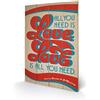 Lyrics by Lennon & McCartney (All You Need Is Love - Retro Stampa su Legno, Multicolore, 40 x 59 cm