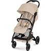 CYBEX Gold Passeggino BEEZY All-Terrain, 0-4 Anni, Almond Beige | Posizione Distesa Ergonomica, Da 0 a 4 Anni, Compatto, Cintura a una Mano, Ruote All-Terrain