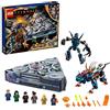 LEGO Marvel L'Ascesa di Domo, Navicella Spaziale dal Film sugli Eterni,Giocattolo da Costruire con 6 Minifigure dei Supereoi e 2 Deviant, Idee Regalo, Giochi per Bambini e Bambine da 8 Anni 76156