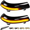 TitanAuto 2PCS Indicatore Dinamico LED per Specchietto Retrovisore Compatible For Volkswagen VW GOLF 5 Jetta MK5 Passat B5.5 B6 EOS Freccia Sequenziale Luce Freccia a Scorrimento Lampada Laterale Dinamica