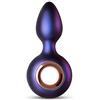 Hueman Deep Space Buttplug Vibrante, Buttplug per Uomo e Donna, Ottimo per Gli Amanti della Stimolazione Anale, Giocattolo Anale Vibrante Silenzioso, Lunghezza Inseribile 6.50 cm, Viola