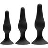 LOVEBOTZ GreyGasms Black Silicone Apprendista Anale Set di allenamento - 3 Piezas