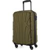 SUITLINE - Valigia per cabina, bagaglio a mano rigido, 4 doppie ruote, TSA, 100% ABS opaco, 55 cm, 34 litri, Avocado