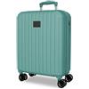 MOVOM Timber Valigia da Cabina Verde Turchese 40x55x20 cm Rigido ABS Lucchetto a Combinazione Integrato 37L 3.1kg 4 Doppie Ruote Estensibile Bagaglio a Mano