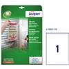 AVERY Tasche adesive L7083 - permanenti - 21 x 29,7 cm - trasparente - Avery - conf. 10 pezzi (unità vendita 1 pz.)