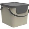 ROTHO Pattumiera Albula - 40 L - cappuccino - Rotho (unità vendita 1 pz.)