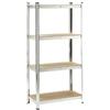 X-Robust Scaffale in metallo e MFD - 4 ripiani - X-Robust (unità vendita 1 pz.)