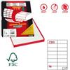 MARKIN Etichette adesive C-511 - in carta - permanenti - 105 x 37,12 mm - 16 et-fg - 100 fogli - bianco - Markin (unità vendita 1 pz.)