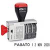 COLOP Timbro 04000-WD datario + Polinomio - 12 diciture 4 mm - Colop (unità vendita 1 pz.)