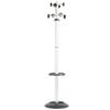 Unisit Appendiabiti Totem - con portaombrelli - 8 posti - 175 x 39 cm - grigio-nero - Unisit (unità vendita 1 pz.)