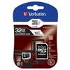 Verbatim - Micro SDHC Classe 10 fino a 45mb-sec - 44083 - 32GB (unità vendita 1 pz.)