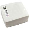 PRO nappe Tovaglioli cocktail - 2 veli - 20 x 20 cm - carta - bianco - Pro Nappe - conf. 50 pezzi (unità vendita 1 pz.)