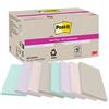 POST-IT Blocco foglietti Post-it SuperSticky - 622R-SS8COL - 75 x 127 mm - carta riciclata - assortiti - 70 fogli - Post-it - conf. 8 blocc hi (unità vendita 1 pz.)