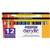 DALER ROWNEY Colore acrilico fine Graduate - 22 ml - colori assortiti - Daler Rowney - 12 pezzi (unità vendita 1 pz.)